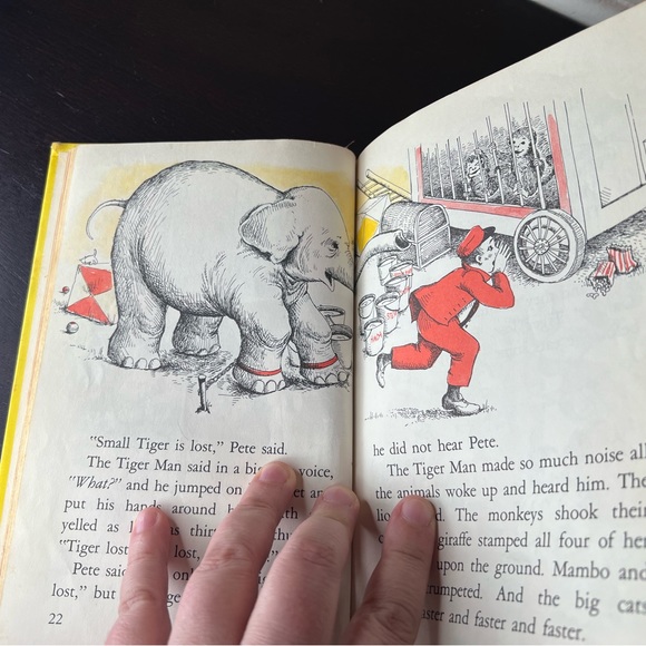 Vintage 1968 1stEdition "Small Clown and Tiger"by Nancy Faulkner,Illustrated - Picture 9 of 10